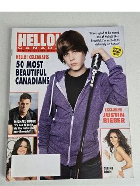 Hello Canada 2010 magazine Justin Bieber